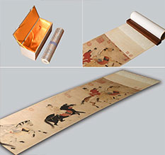 阿拉善盟馆藏书画复制博物馆书画复制服务